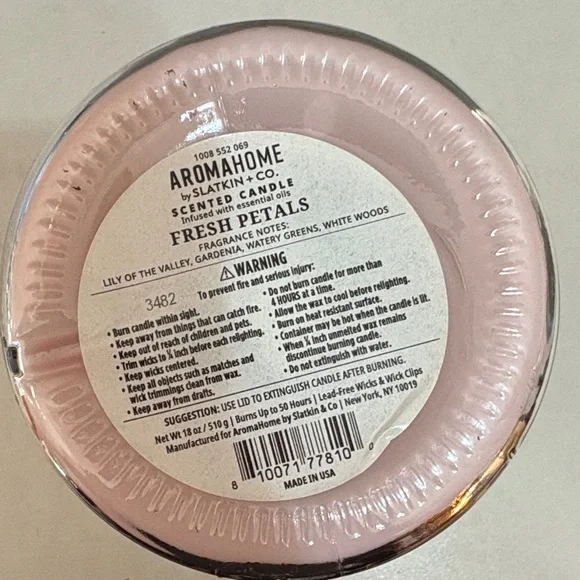 Aroma Home Fresh Petals Scented Candle - Picture 4 of 5